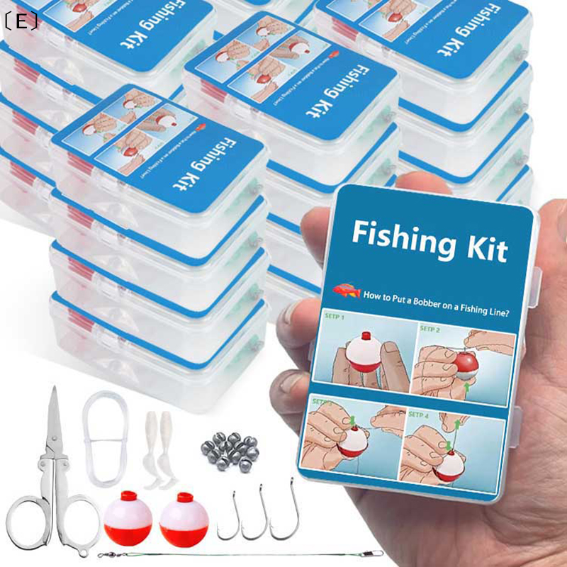 〔E〕24Pcs/Set Emergency Fishing - Fishing Kayak Crate avaliação e preço