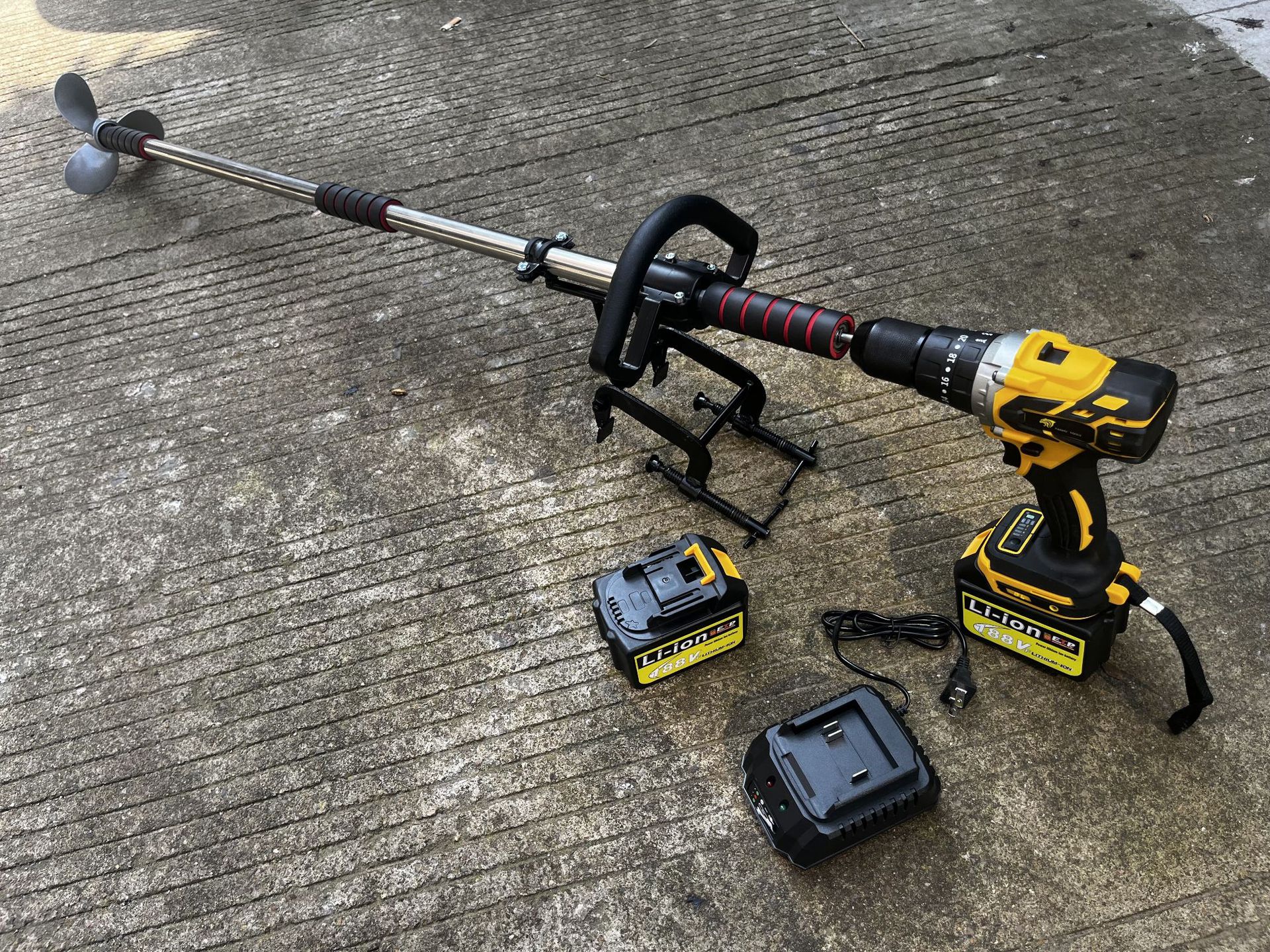 Electric Drill Manual Propelle - Fishing Kayak Trolling Motor avaliação e preço