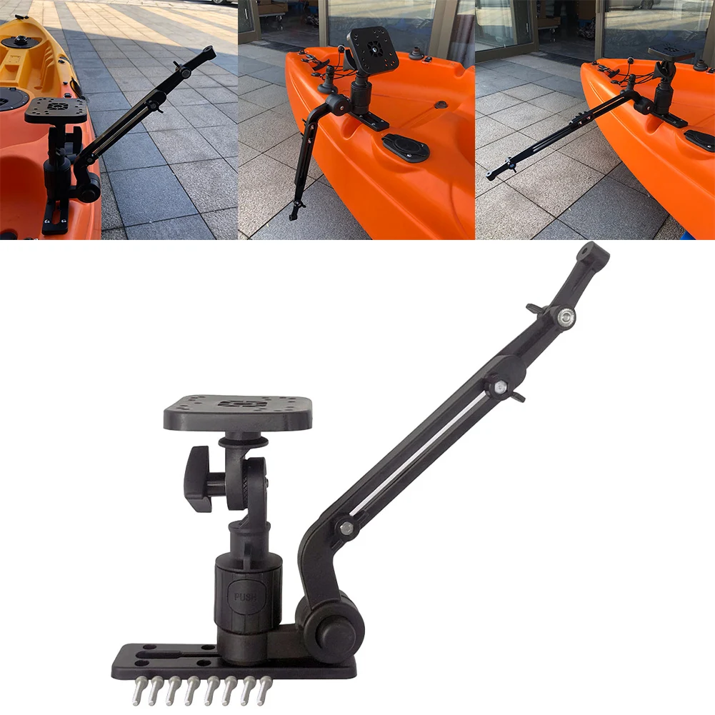 Fish Finder Base Bracket Trans - Fishing Kayak Fish Finder Mount avaliação e preço