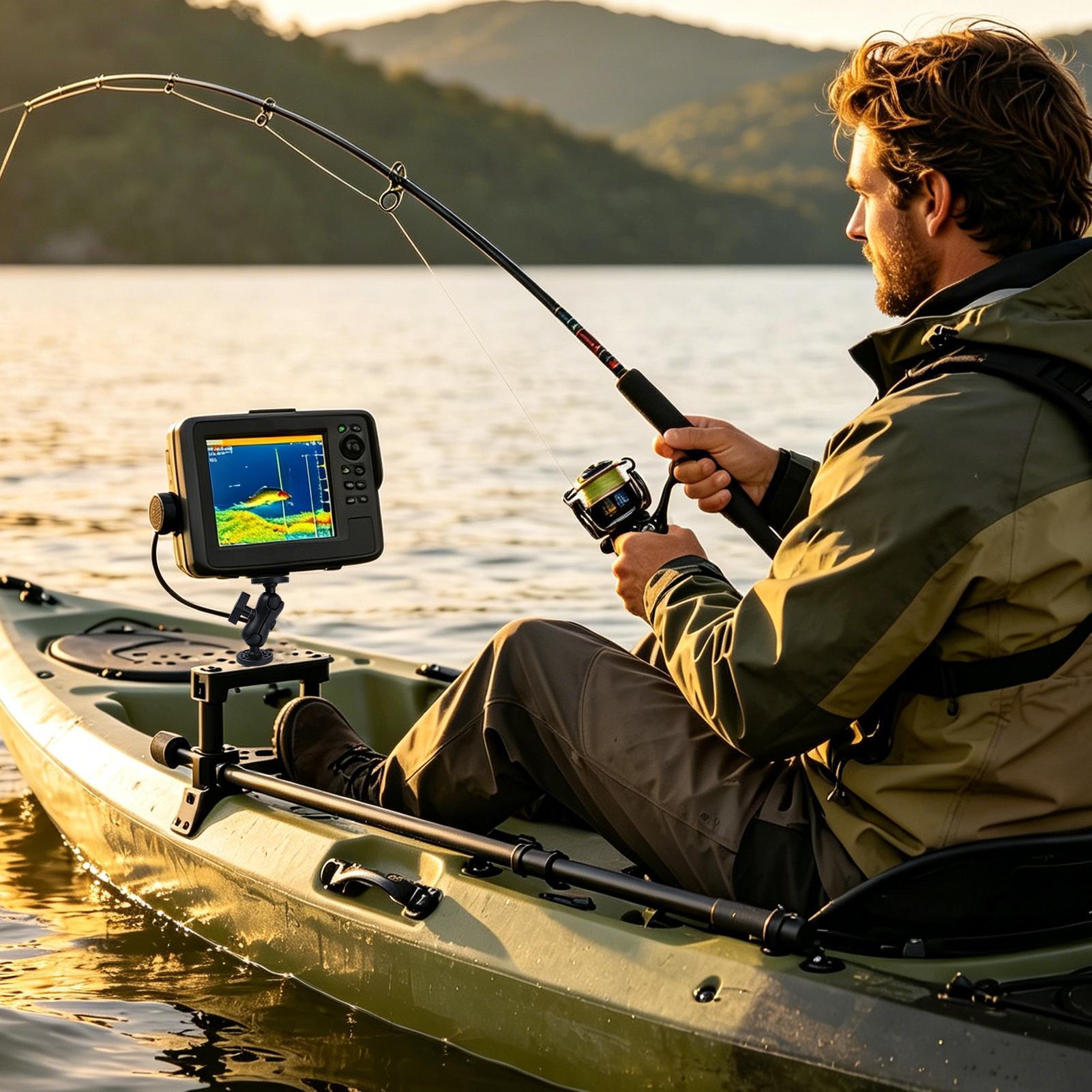 Kayak Fish Finder Mount 360 De - Fishing Kayak Fish Finder Mount avaliação e preço