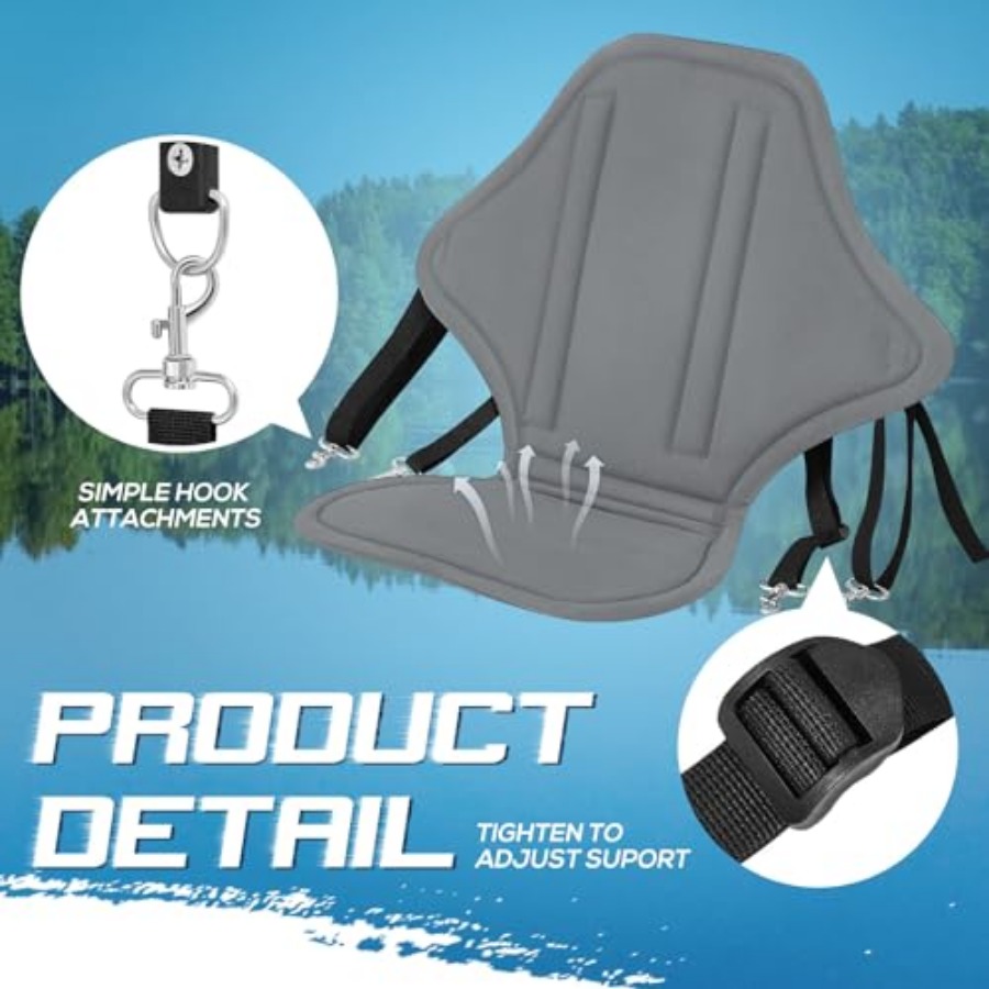 Pack Padded Kayak Seat Fishing - Fishing Kayak Storage Bag avaliação e preço