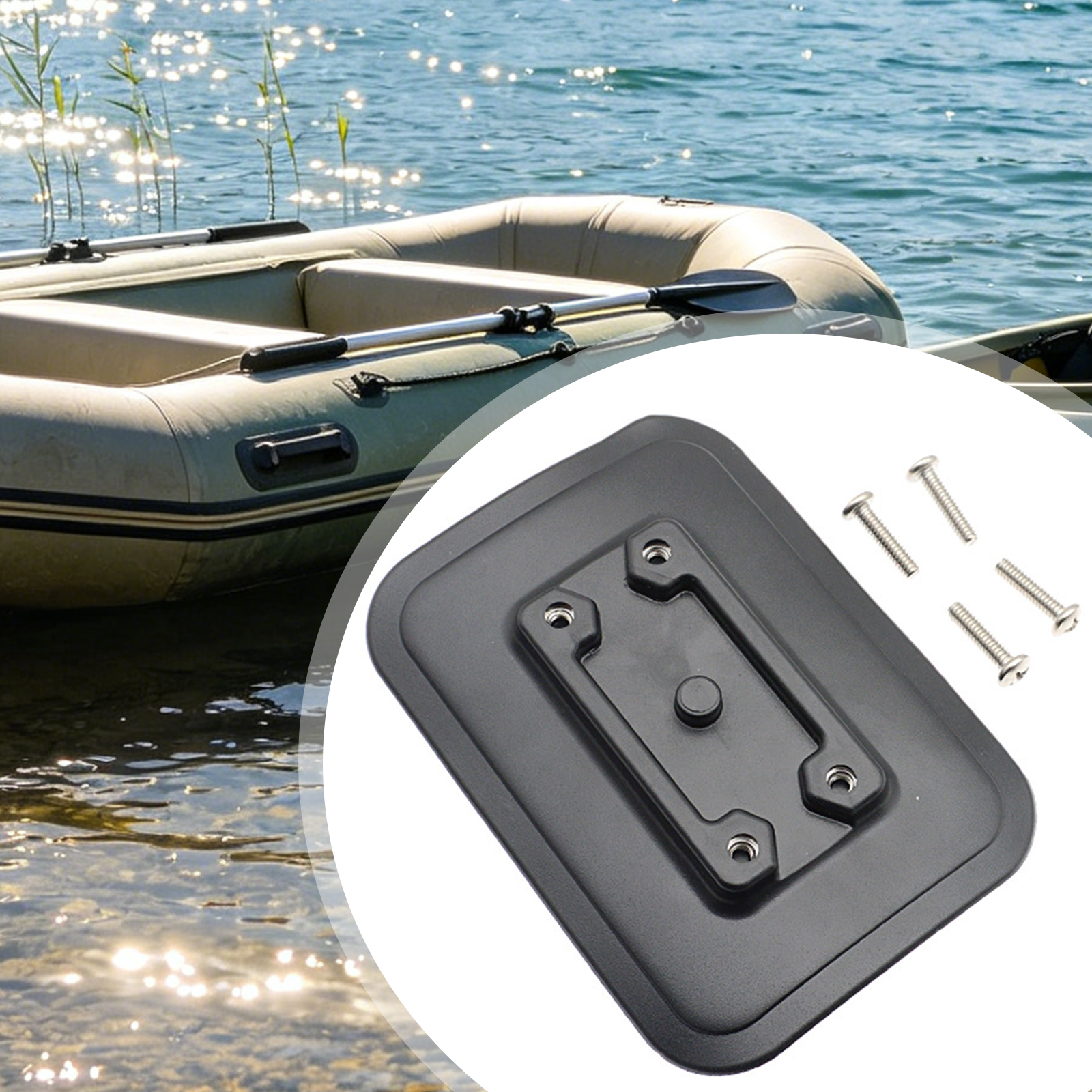 1 Set Inflatable Boat Fishing  - Fishing Kayak Fish Finder Mount avaliação e preço