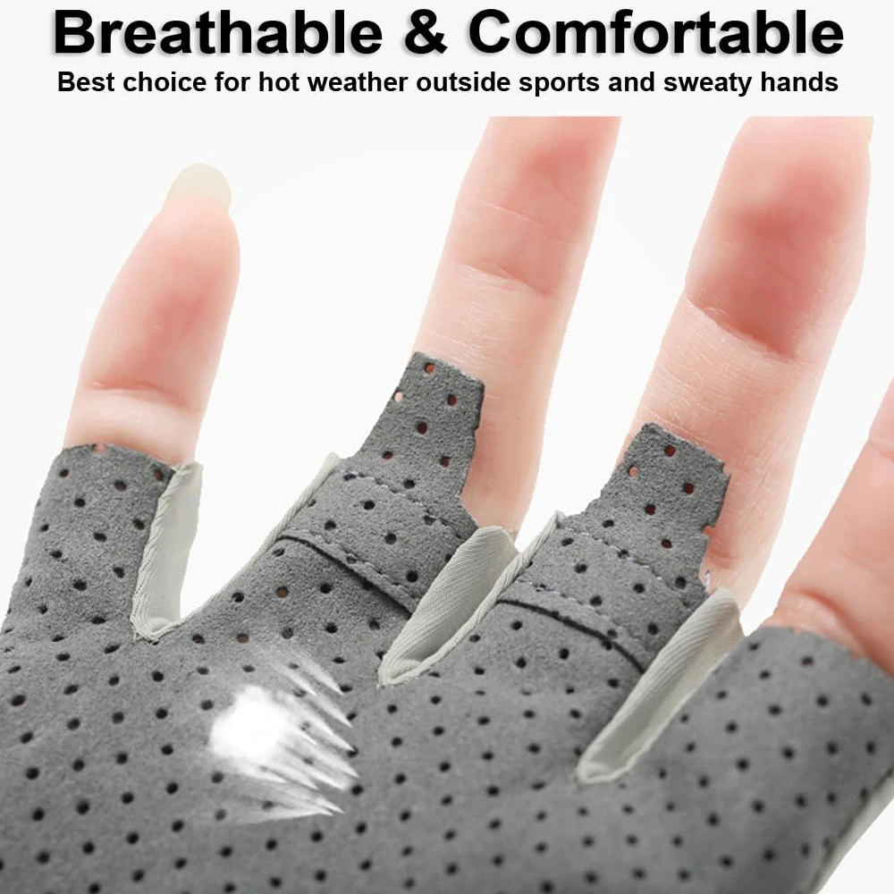 1 Pair Fingerless Driving/Fish - Fishing Kayak Paddle avaliação e preço