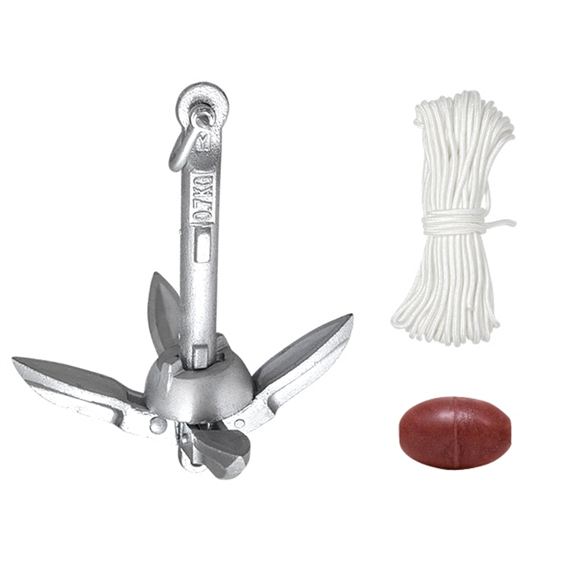 AB56-0.7KG Steel Folding Water - Fishing Kayak Anchor avaliação e preço