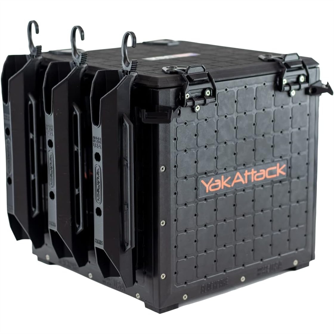 Fishing Crate with 3 Rod Holde - Fishing Kayak Crate avaliação e preço