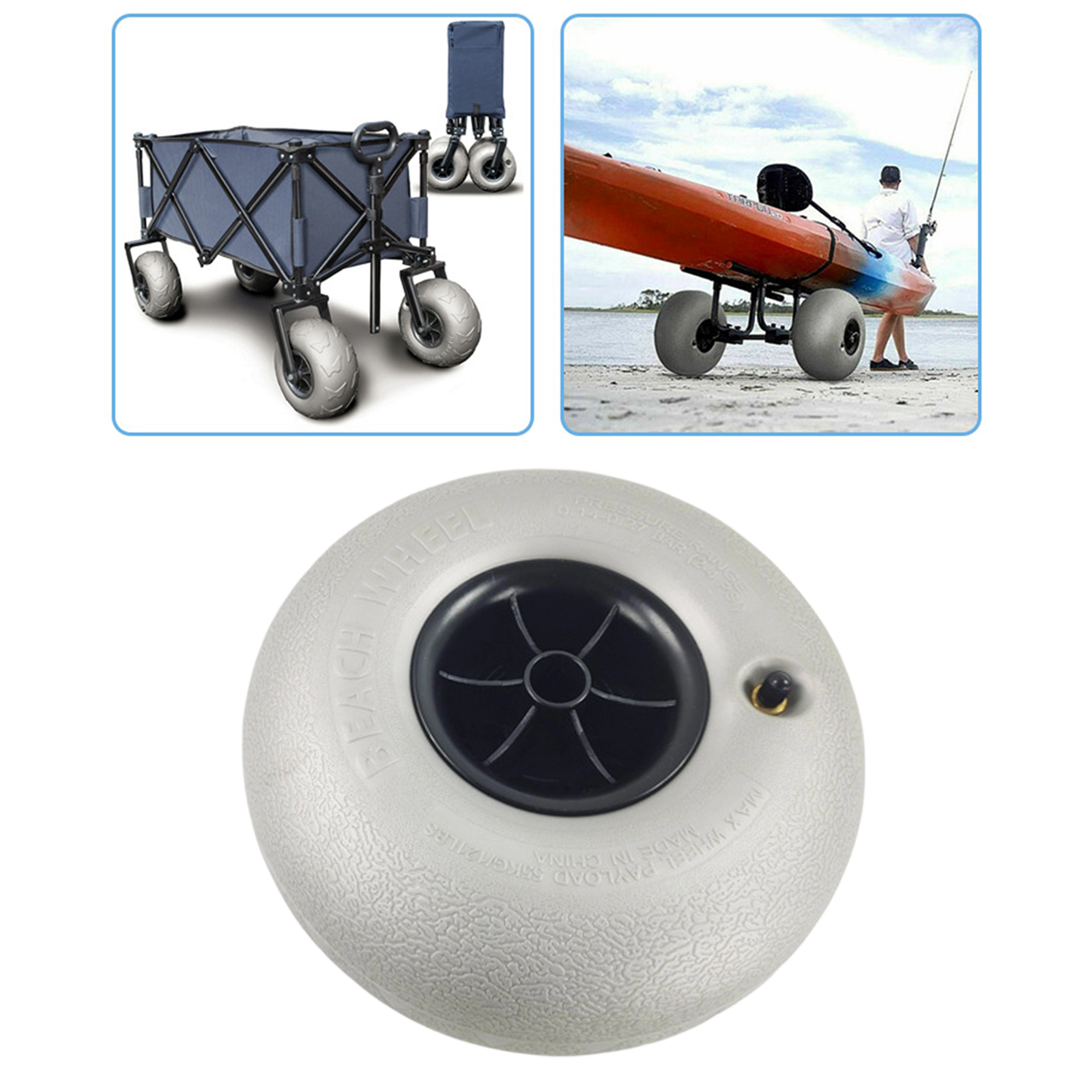 10In Balloon Wheels Profession - Fishing Kayak Cart avaliação e preço