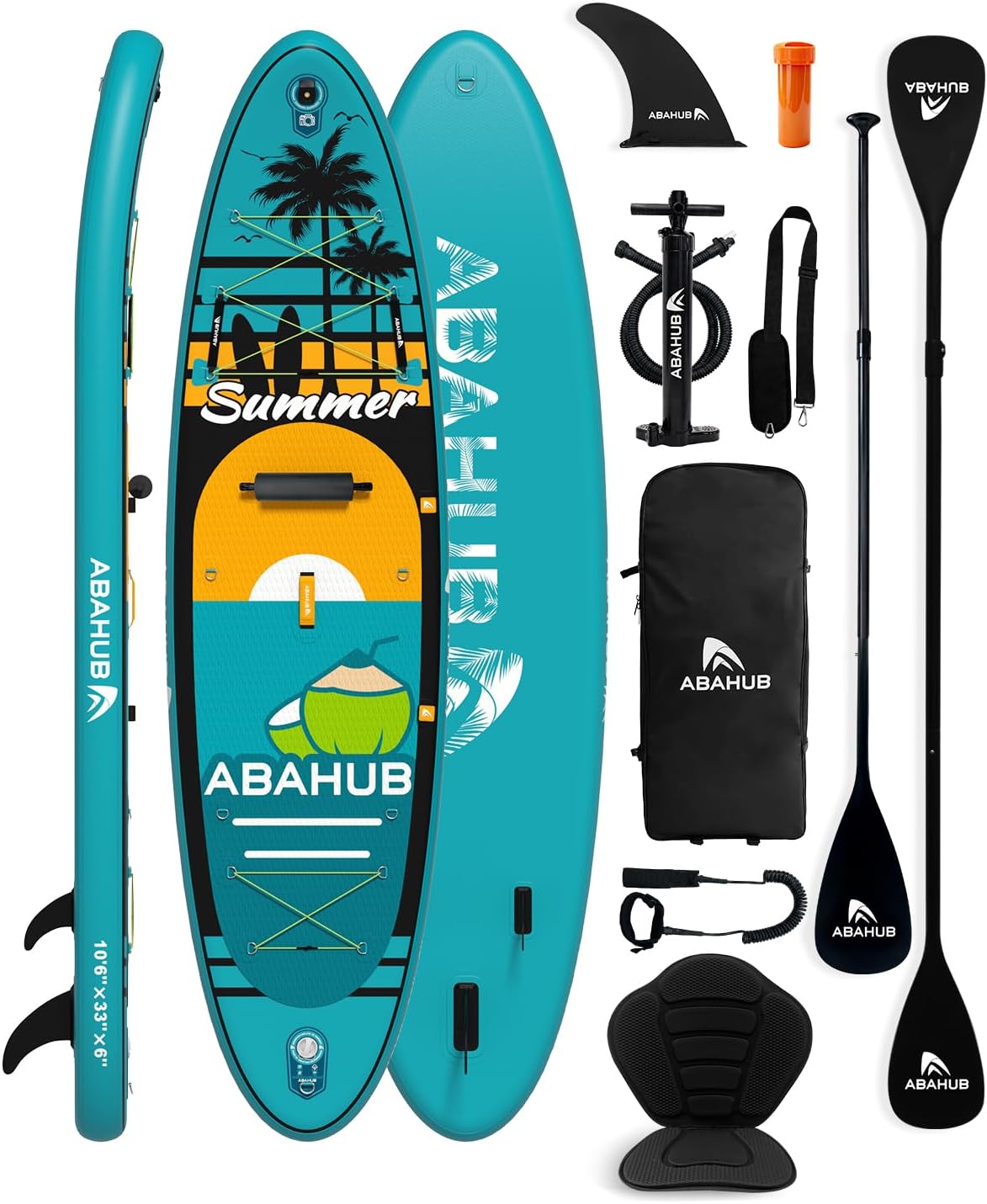 Wide 10.6ft x 31/34in Inflatab - Fishing Kayak Paddle avaliação e preço