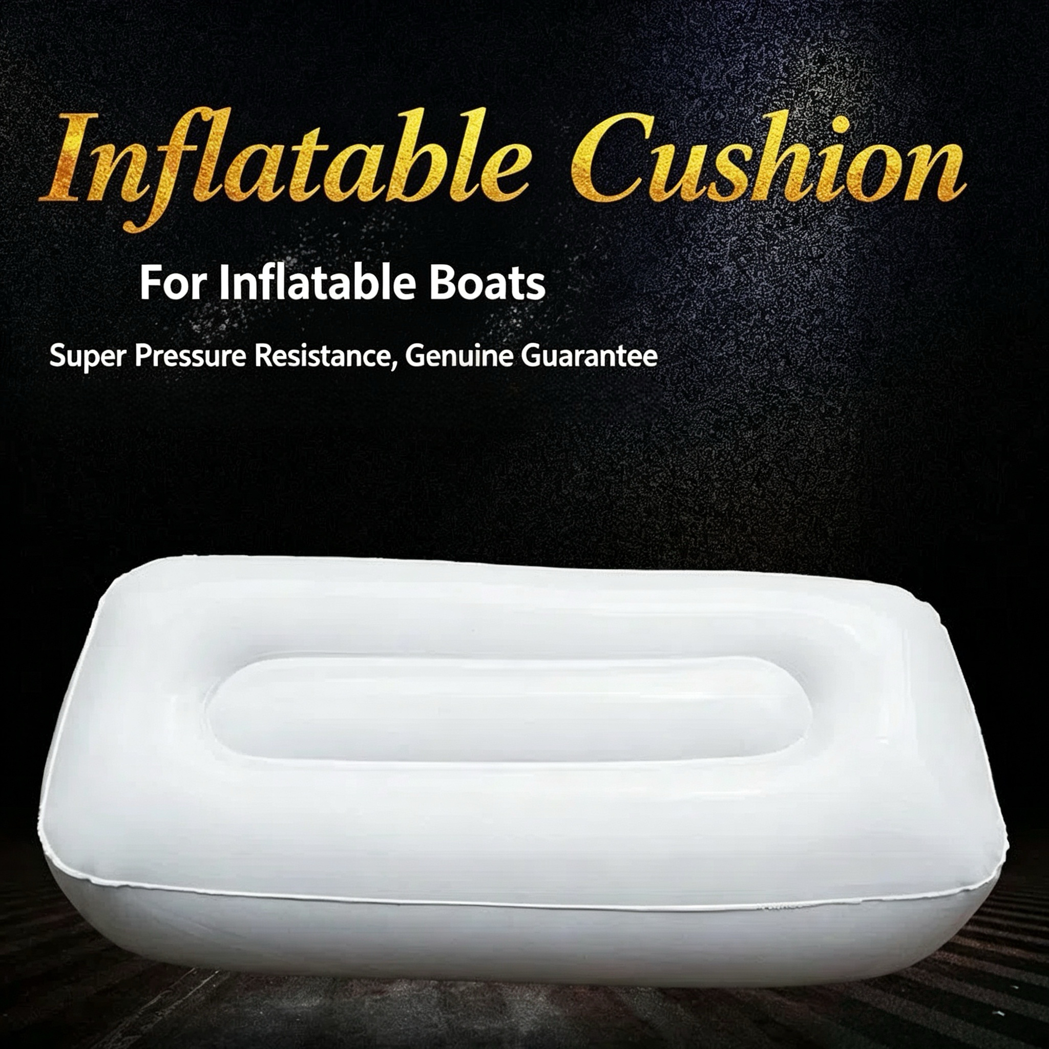 Thickened PVC Inflatable Seat, - Fishing Kayak Seat avaliação e preço