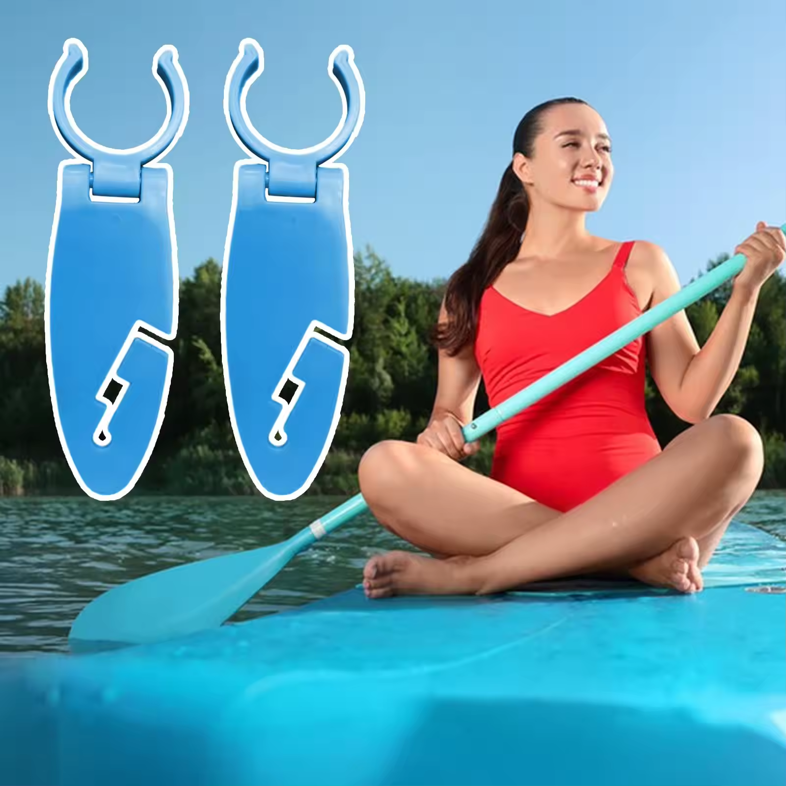 2pcs Stand Up Paddle Board Cli - Fishing Kayak Sit On Top avaliação e preço
