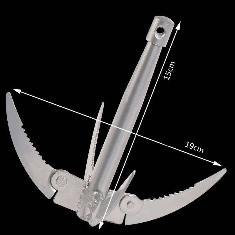 4 Claw Anchor Sickle Foldable  - Fishing Kayak Anchor avaliação e preço