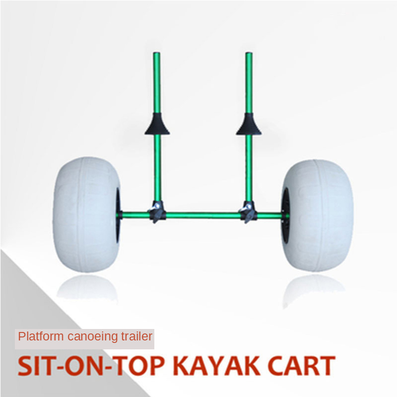 Foldable Upright Kayak Trailer - Fishing Kayak Cart avaliação e preço