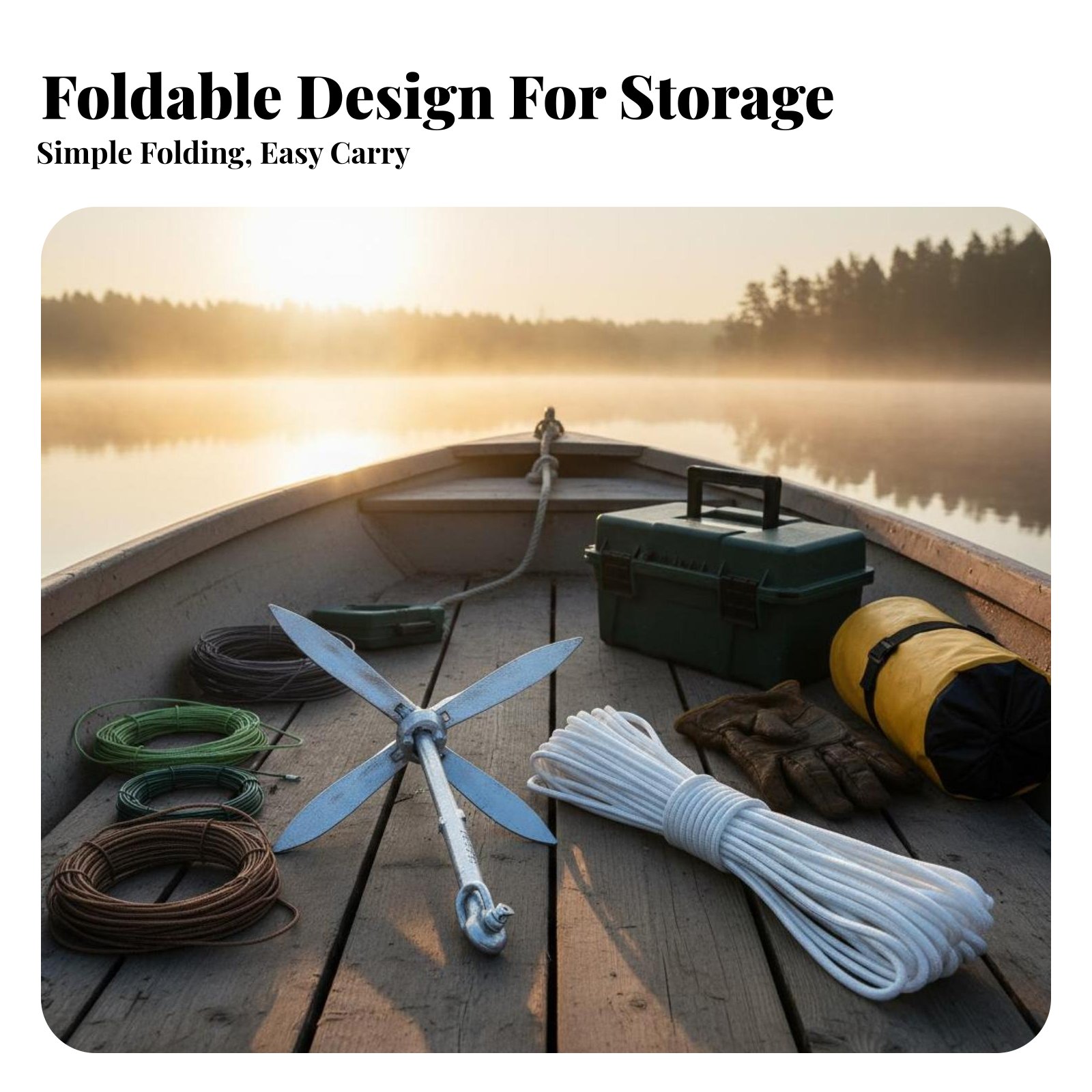 Lotus Anchor Foldable Carbon S - Fishing Kayak Anchor avaliação e preço