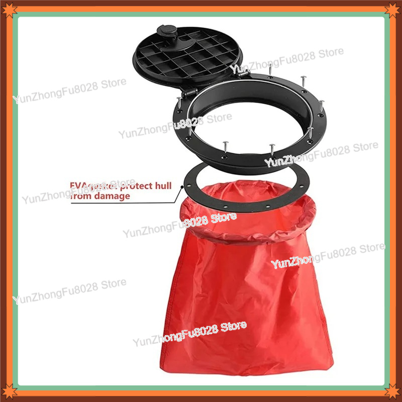 6Inch Deck Plate Kit Kayak Dec - Fishing Kayak Storage Bag avaliação e preço