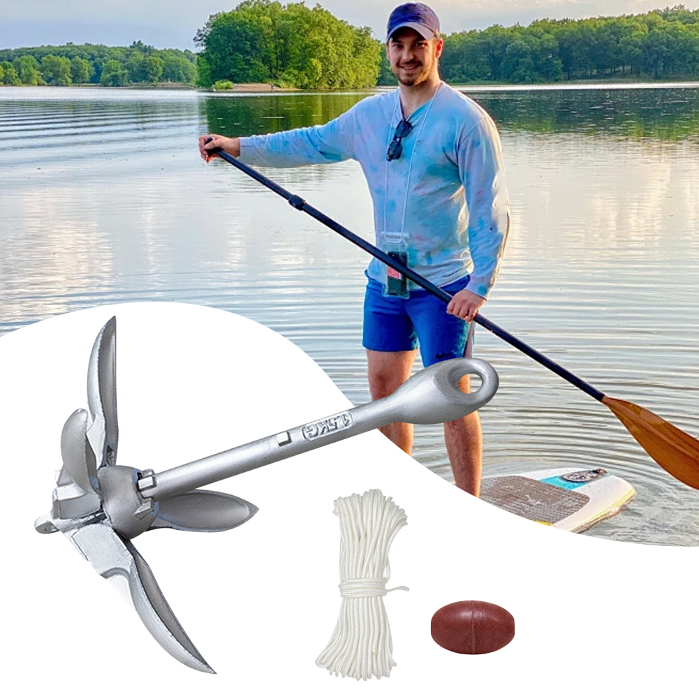 0.7/1.5KG Grapnel Anchor Folda - Fishing Kayak Anchor avaliação e preço