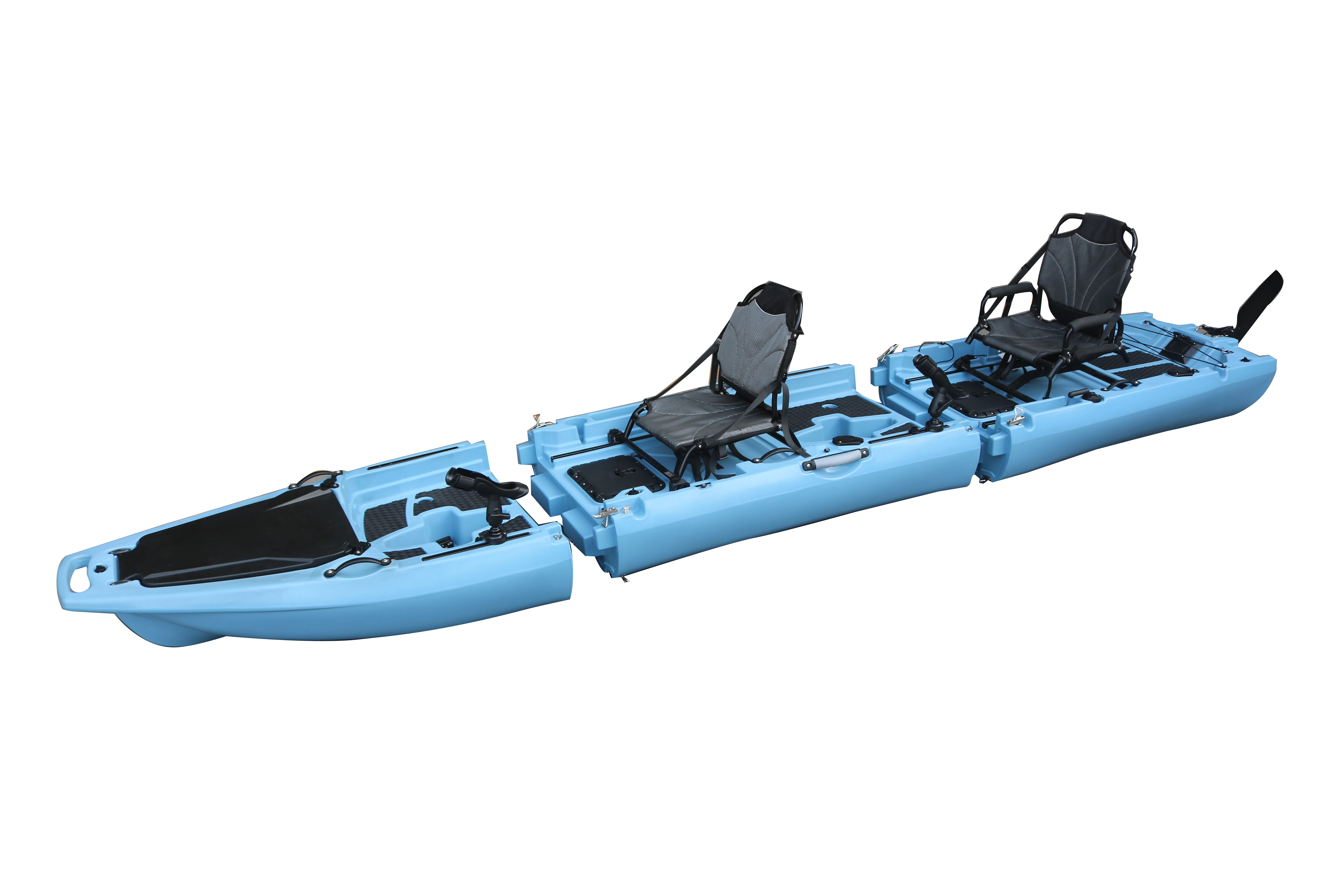 14FT 2 Person Detachable  Peda - Fishing Kayak Seat avaliação e preço