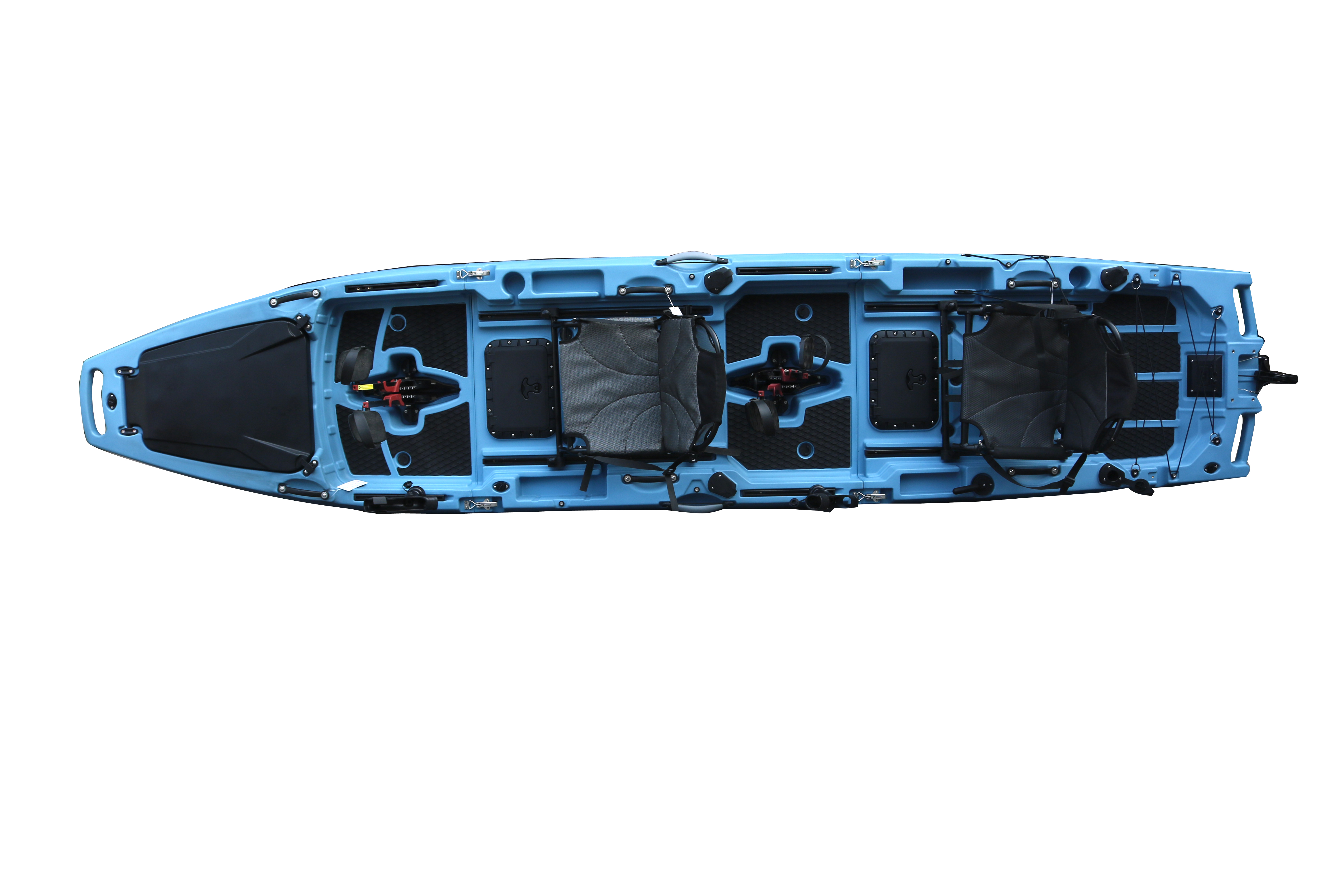14FT 2 Person Detachable  Peda - Fishing Kayak Seat avaliação e preço