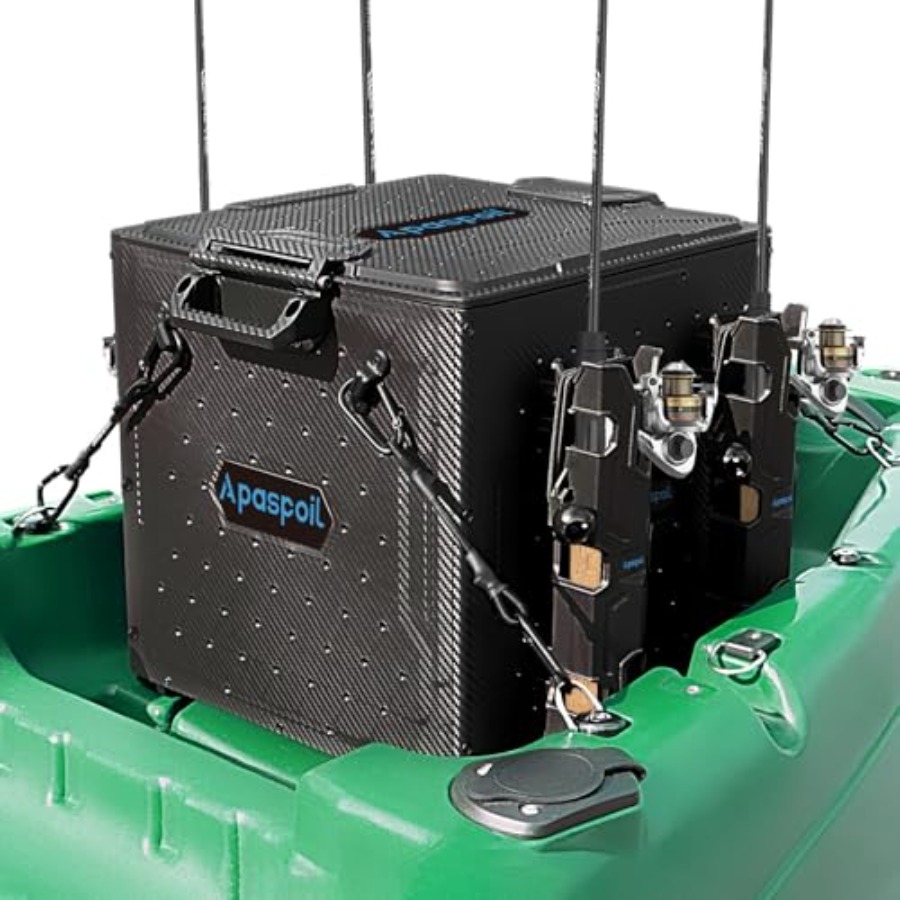 Kayak Fishing Crate with 4 Rod - Fishing Kayak Crate avaliação e preço