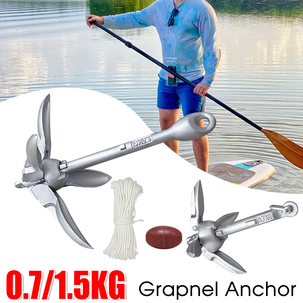 0.7/1.5KG Grapnel Anchor Folda - Fishing Kayak Anchor avaliação e preço