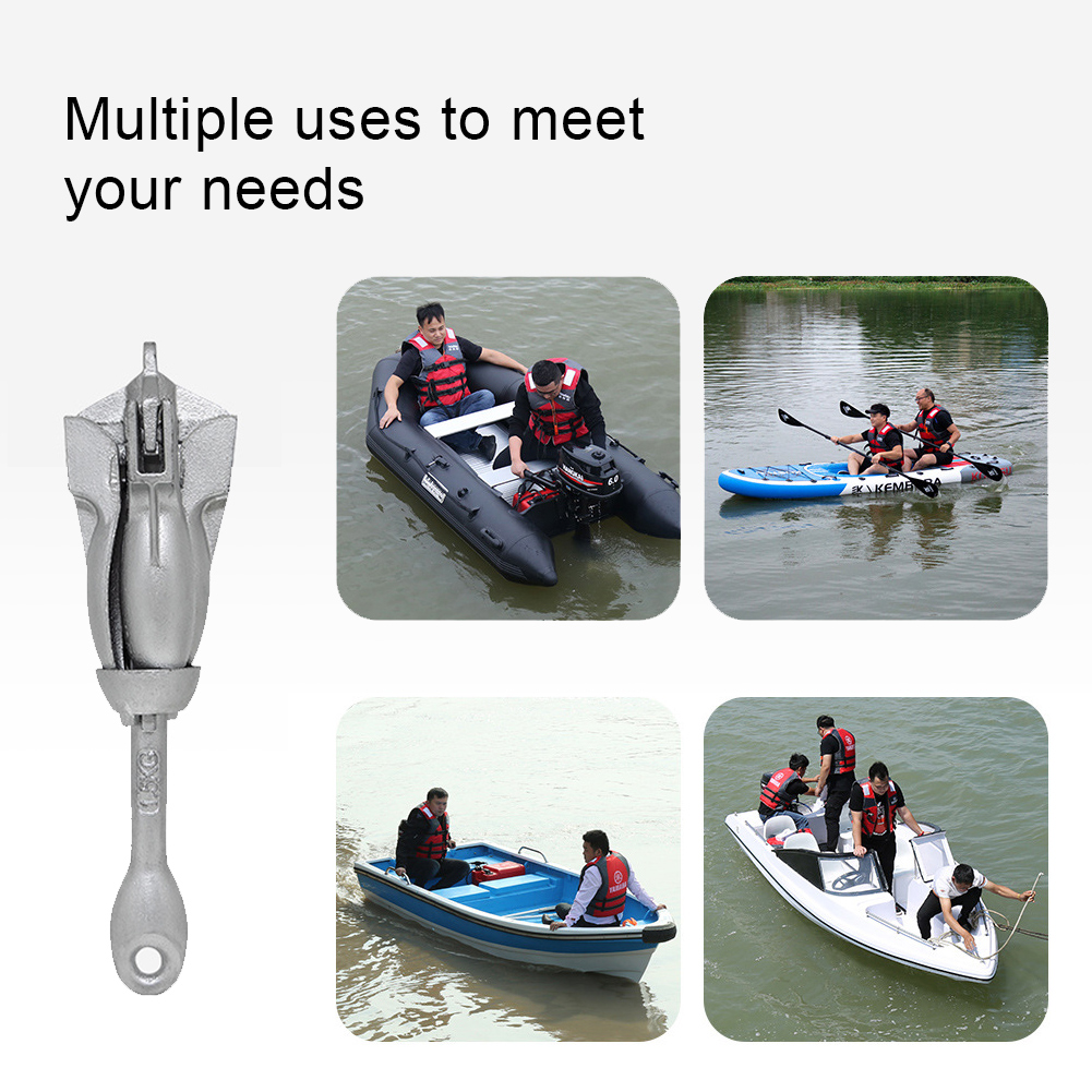 0.7/1.5KG Grapnel Anchor Folda - Fishing Kayak Anchor avaliação e preço