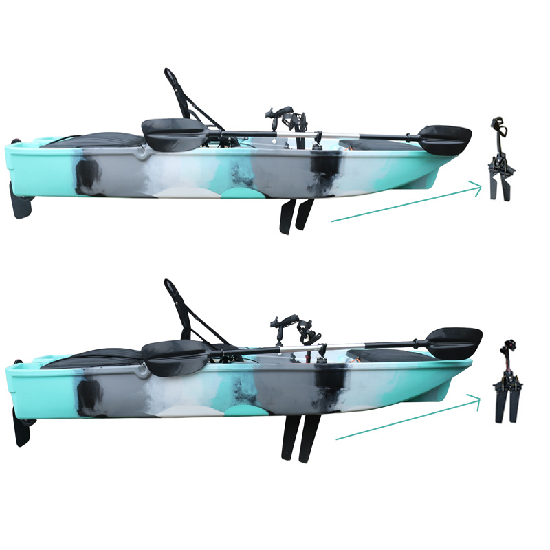 10FT Single Seat LLDPE Sit On  - Fishing Kayak Sit In avaliação e preço