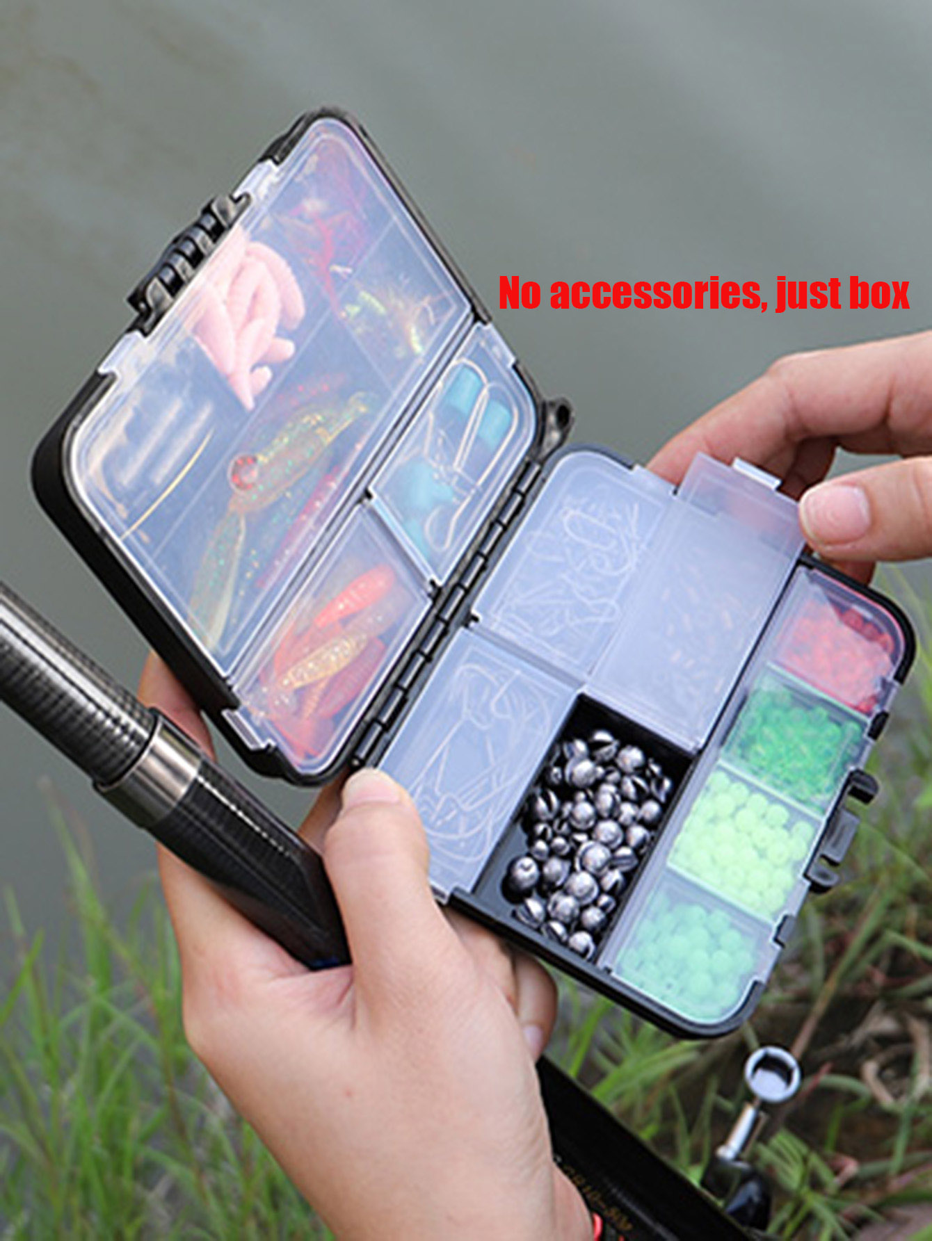 Small Tackle Box Organizer Min - Fishing Kayak Crate avaliação e preço