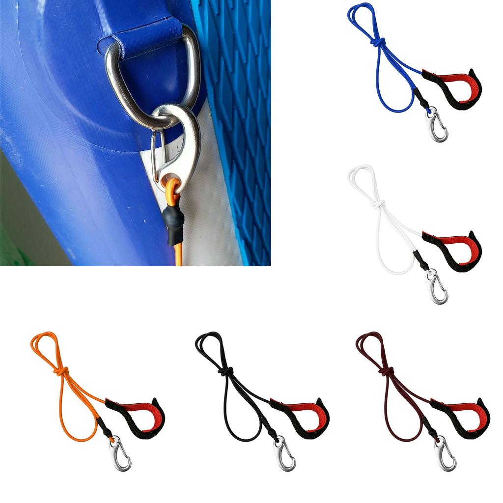 Kayak Paddle Leash with Carabi - Fishing Kayak Paddle Leash avaliação e preço