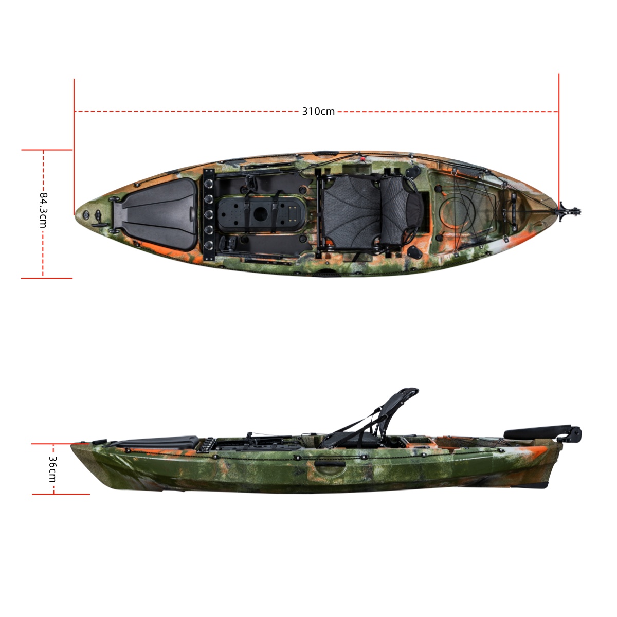 LSF First-class Single Fishing - Fishing Kayak Seat avaliação e preço