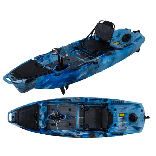 Modular Single 1 Person Plasti - Fishing Kayak Pedal Drive avaliação e preço
