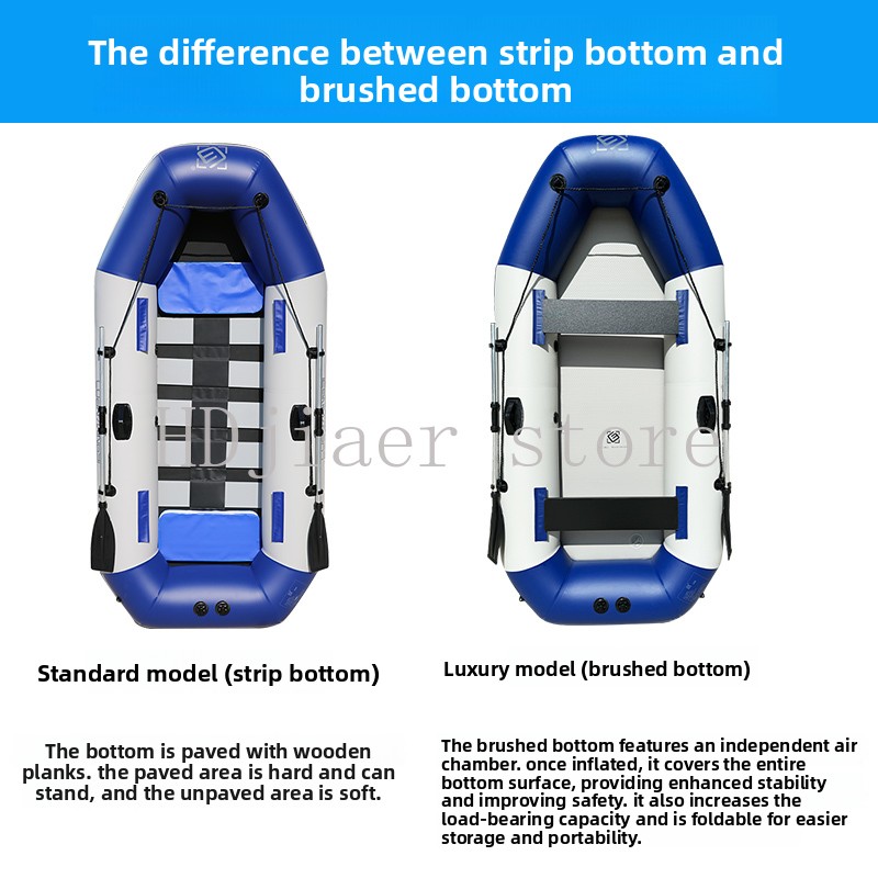 Inflatable Boat with Hard Bott - Fishing Kayak Inflatable avaliação e preço