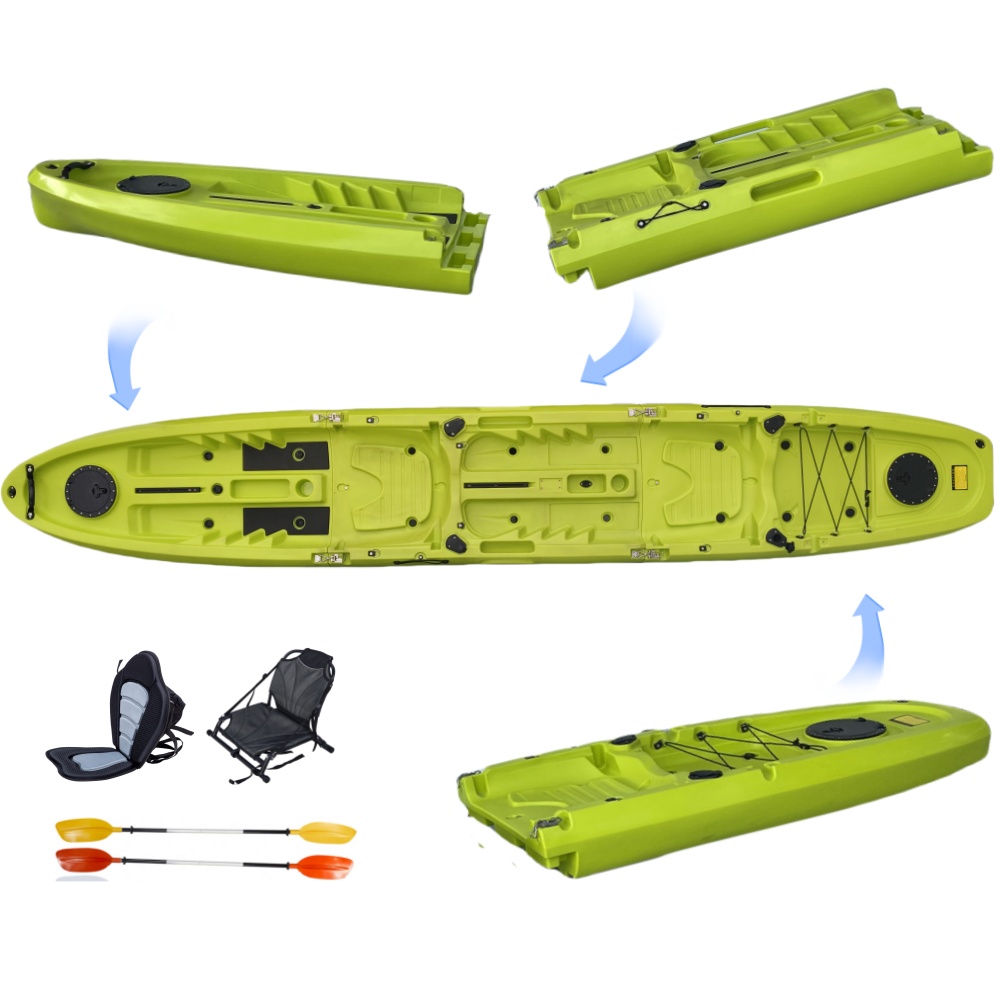 New Modular Tandem Double Sit- - Fishing Kayak Sit On Top avaliação e preço