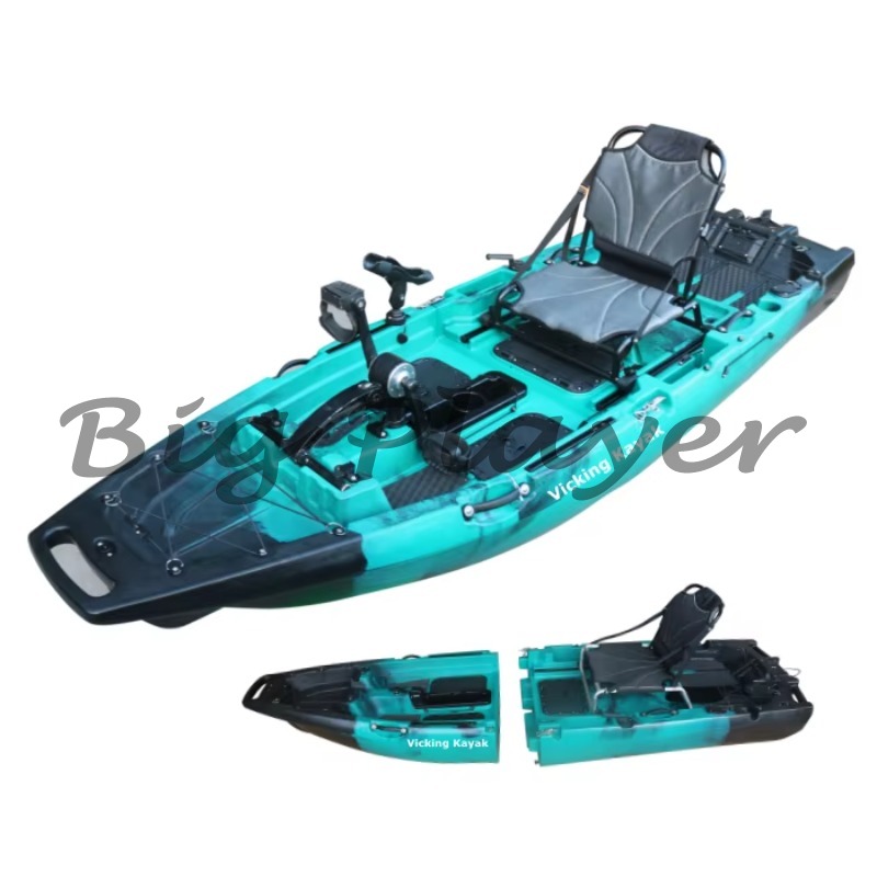 2025 New modular kayak 9.5 fee - Fishing Kayak Pedal Drive avaliação e preço
