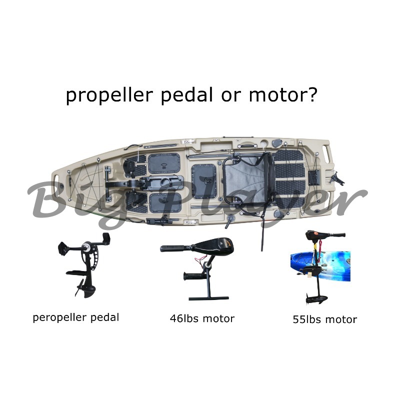 2025 New modular kayak 9.5 fee - Fishing Kayak Pedal Drive avaliação e preço