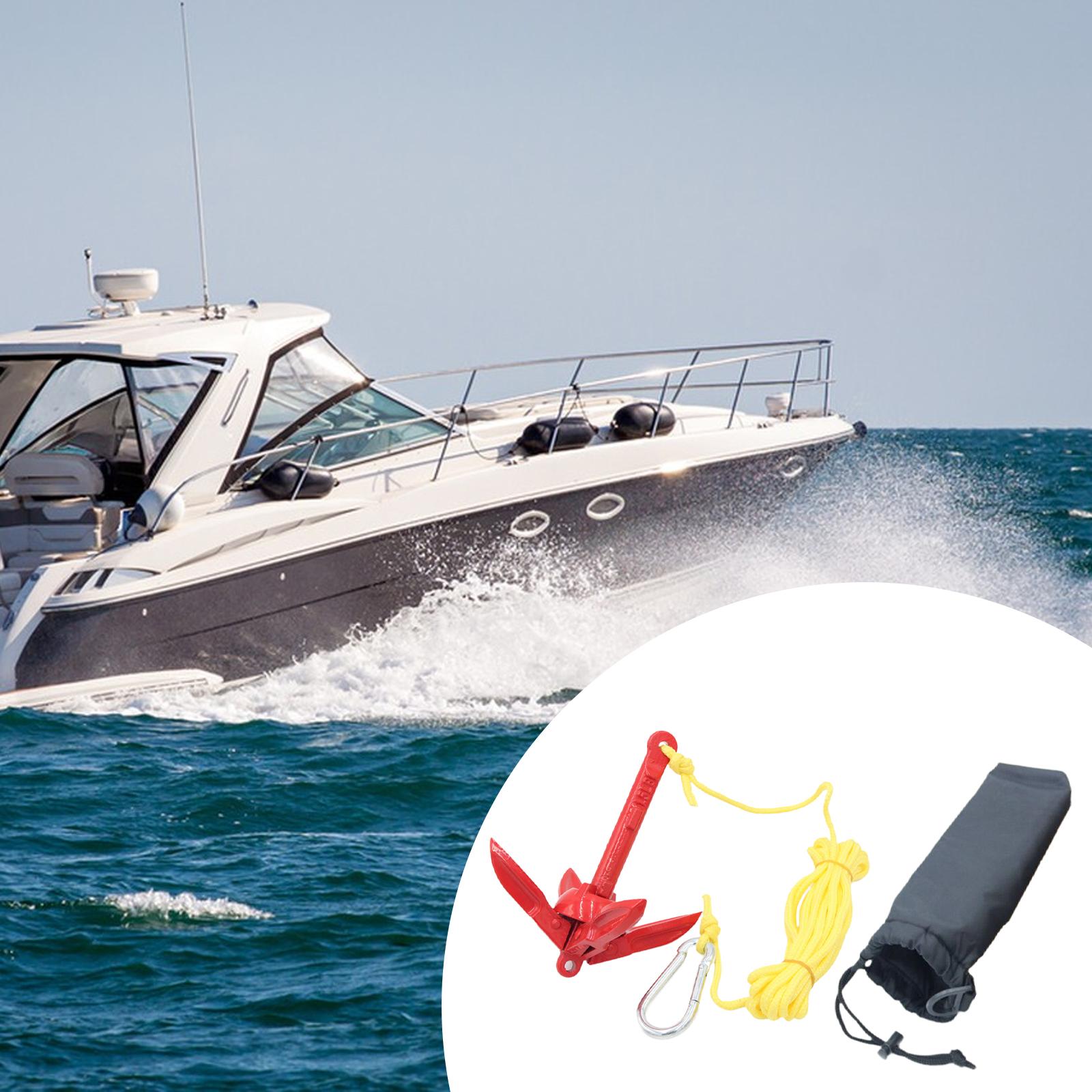 Carbon Steel Folding Boat Anch - Fishing Kayak Anchor avaliação e preço